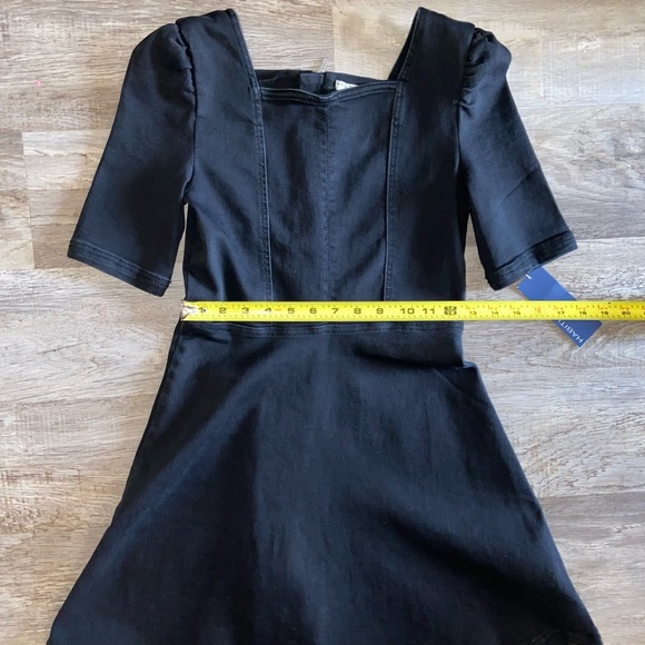 Habitual Kids Puff Sleeve Girls Dress - Black size 14 - Picture 6 of 11